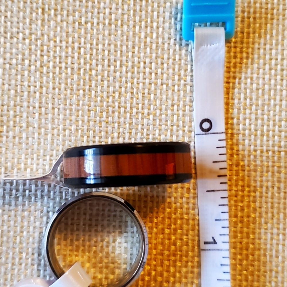 BLACK with Wood Grain ring!!